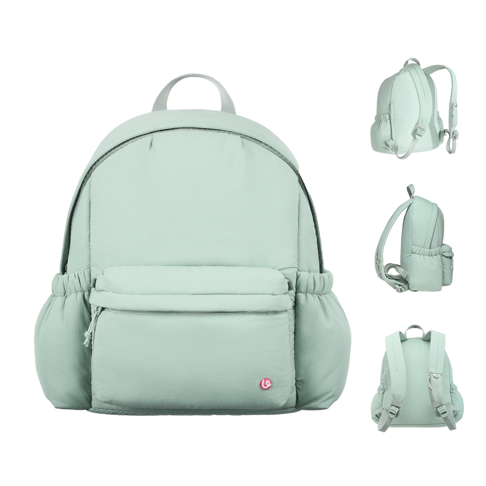 ULANZI BP02 9L Puffy Camera Backpack, Soft Quilted Padded Photography Bag | Lightweight Water-Repellent for Sony Canon Fujifilm Mirrorless DSLR Lens Tablet Street Travel (Green)
