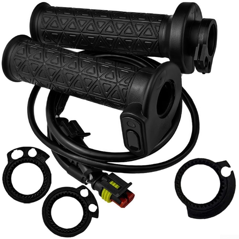 Manopole riscaldate per moto da cross e scooter, tecnologia Quick Heat Technology Cold Weather Gear Fit Black Pair