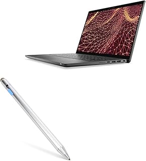 BoxWave Stylus Pen Compatible with Dell Latitude 7430 - AccuPoint Active Stylus, Electronic Stylus with Ultra Fine Tip for Dell Latitude 7430 - Metallic Silver