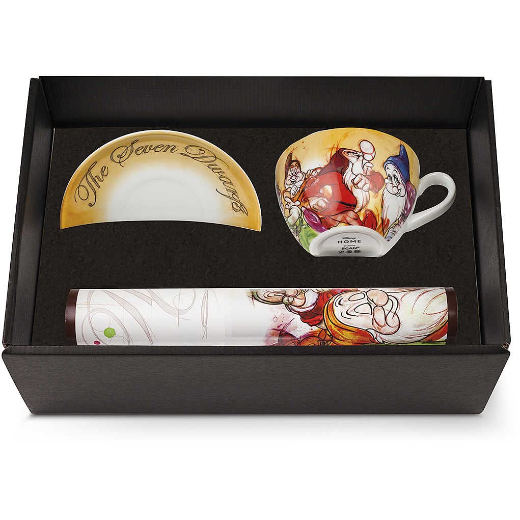 Egan Mehrfarbig Disney 7 Dwarfs Breakfast Cup + Placemat Set 133013