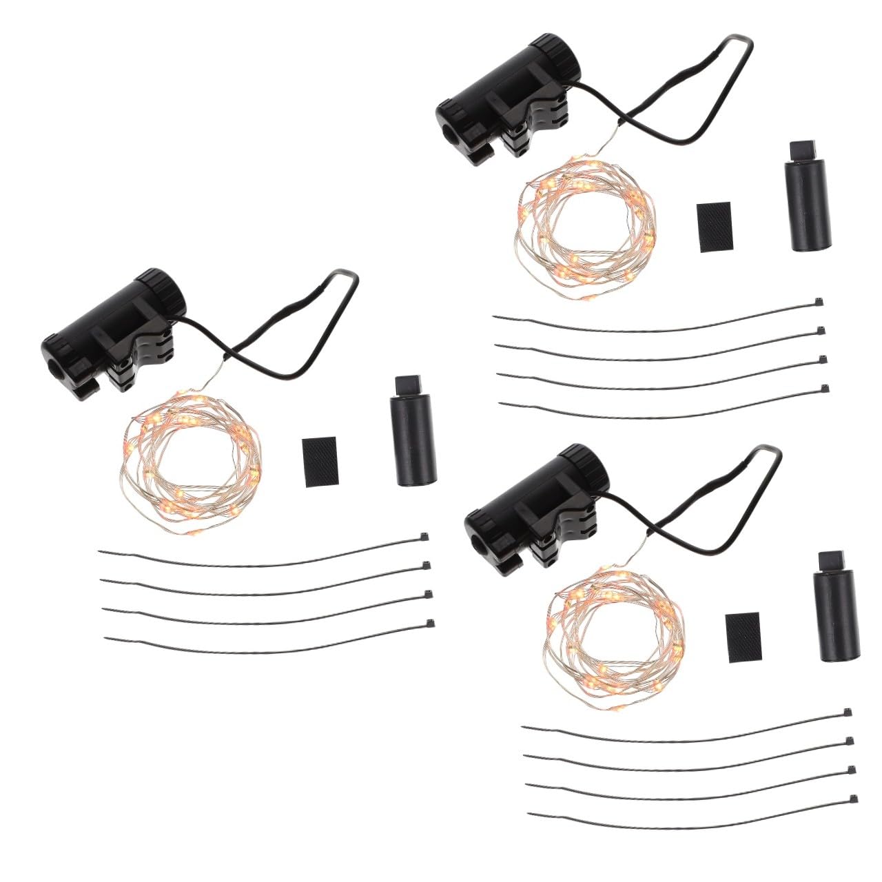 Kisangel lumière de Pneu Signal dirigé Scooter Cycle Rechargeable lumière LED Feux LED Lumière Clignotante Les vélos parlaient de lumière a parlé de lumière Abdos Black
