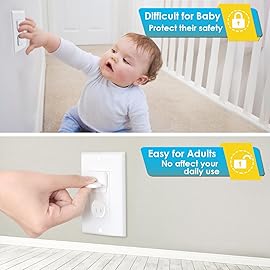 Babepai Outlet Covers Baby Proofing 42-Pack White, Child Proof Electrical Protector Safety Baby Safety Plug Covers