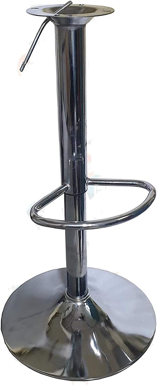 YANA Metal Bar Stool Accessories Parts Leg Round Chrome Iron Bar Stool Base with Fitting Set-1