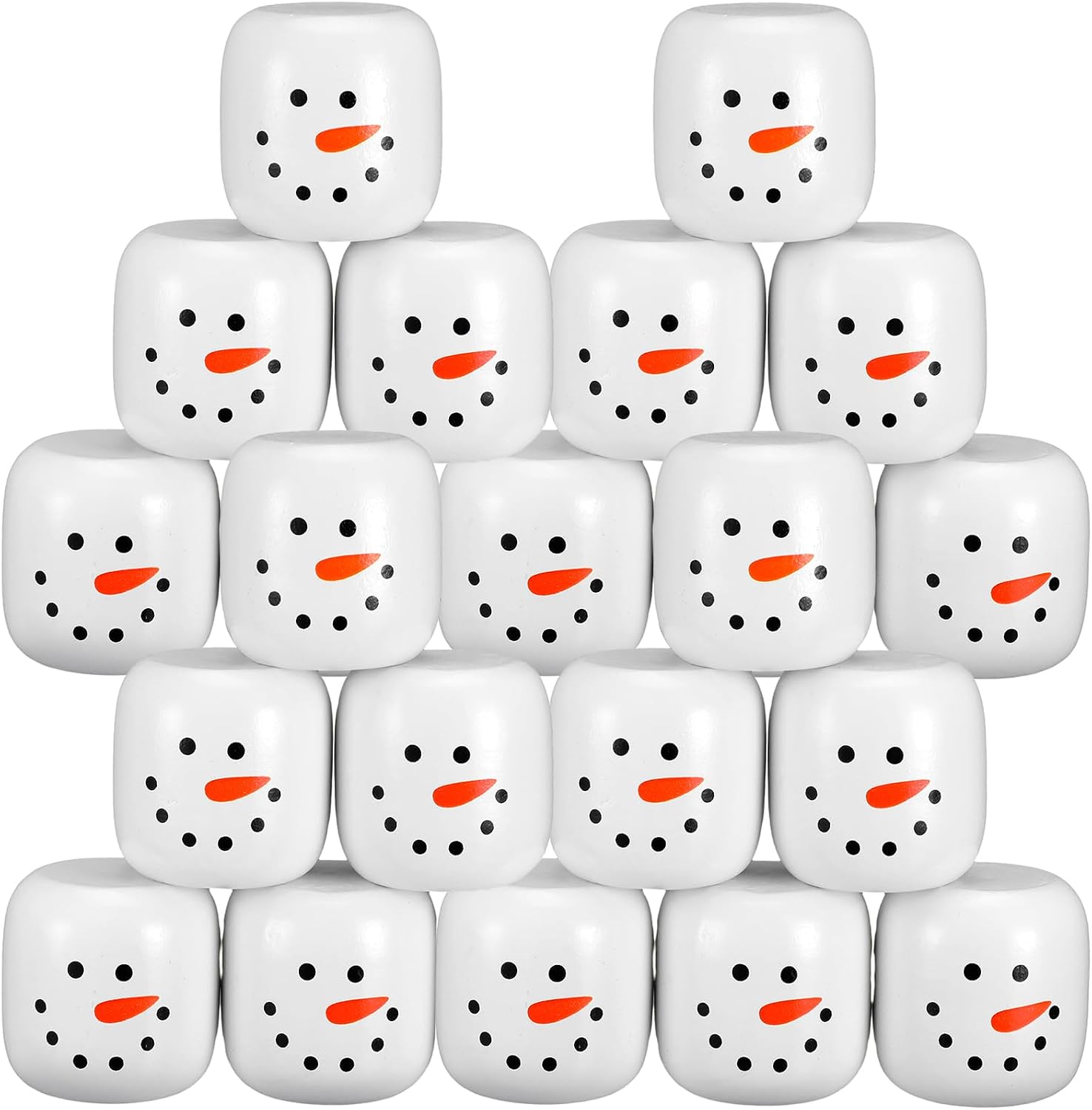 Amazon.com: Huwena 20 Pcs Christmas Tiered Tray Decor Set Xmas Wooden ...
