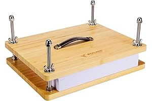 Bamboo Wood Bookbinding Press: Preserve Your Masterpieces