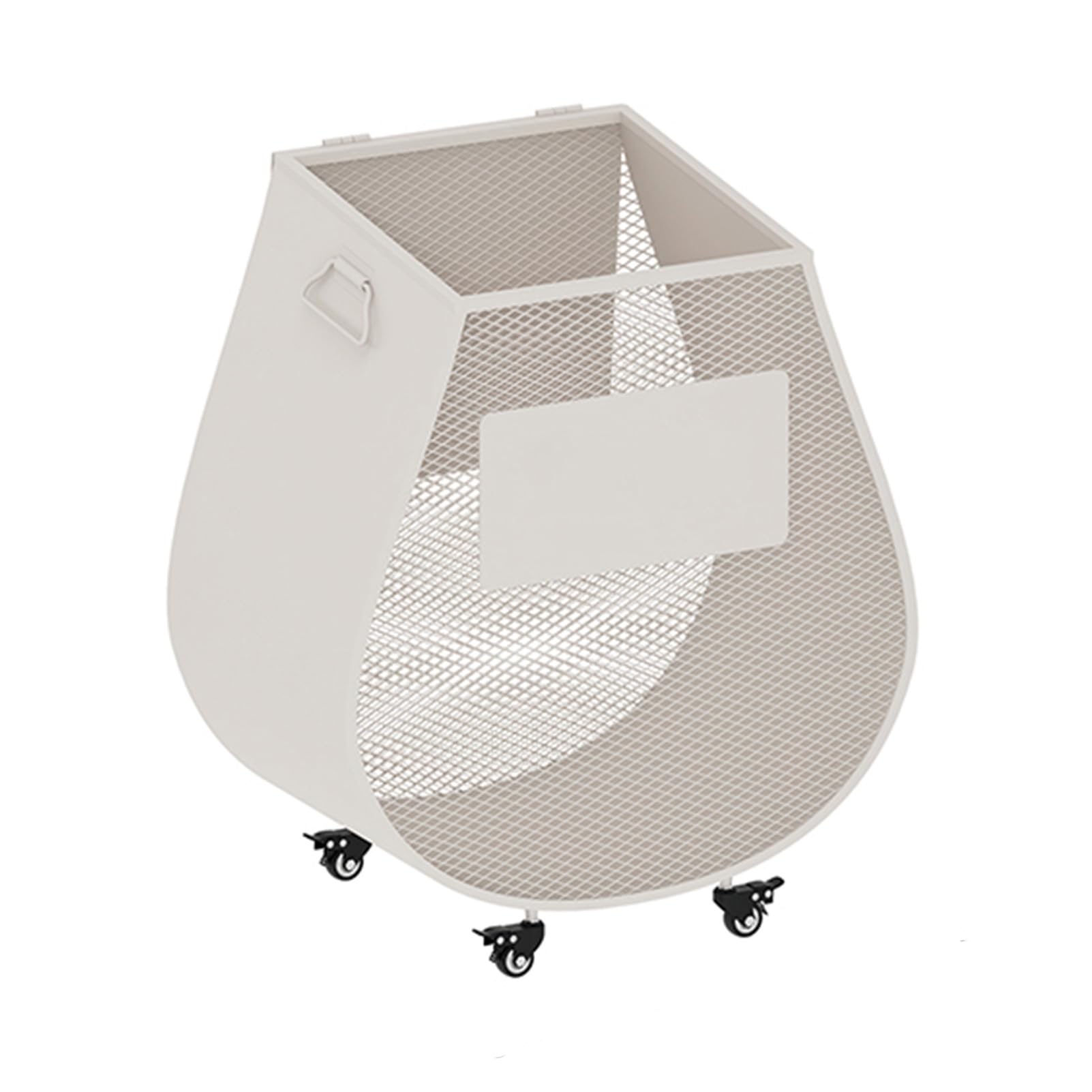 Iron Dirty Clothes Basket with Lid, Laundry Basket, Dirty Clothes Yoga Mat Minimalist Storage Basket, Household Dirty Clothes Basket