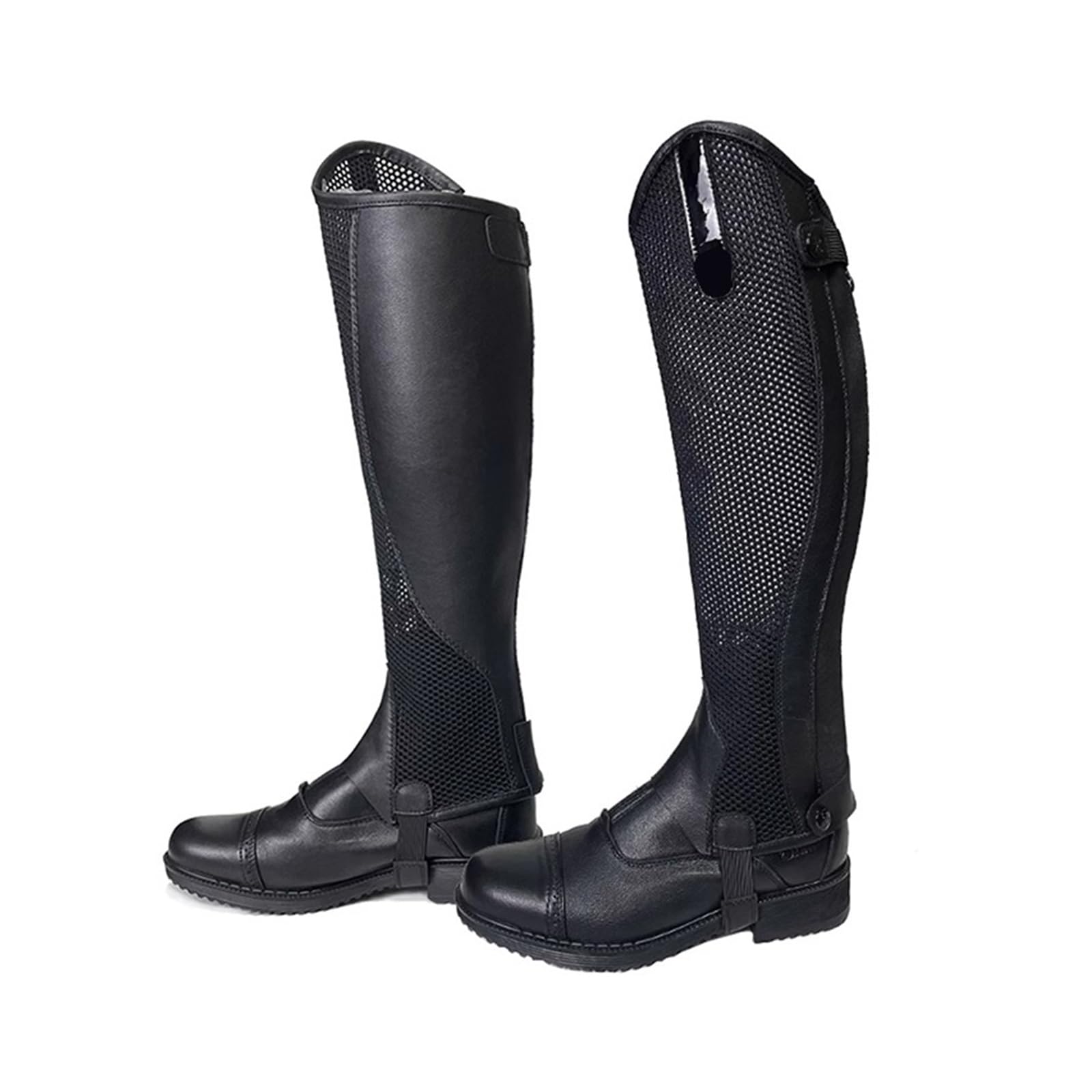 Reiten Half Chaps Atmungsaktive Mesh-Leggings for den Reitsport, bequeme und atmungsaktive Reitleggings, professionelle Reitausrüstung