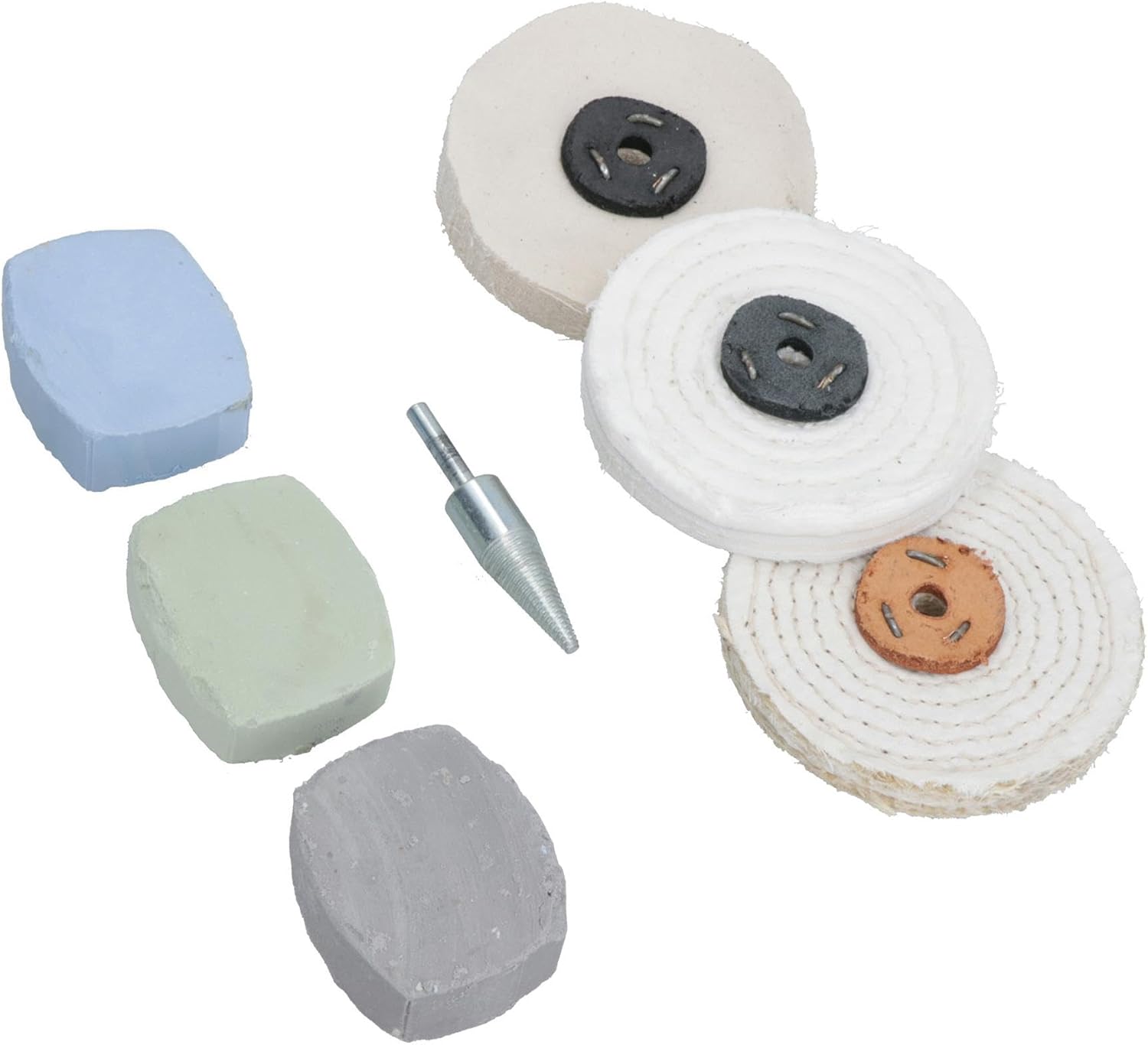 Budget Polishing Kit Coarse/Medium and Fine Mops 4" POL03