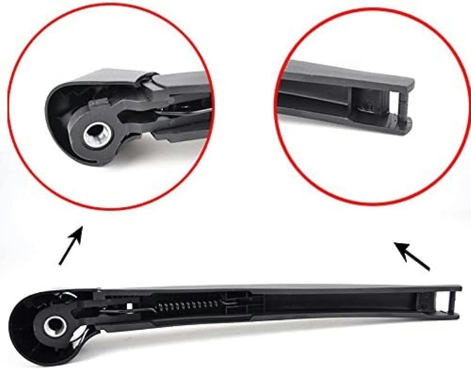 Car Rear Wiper Arm for Seat for Leon Mk2 2005-2012 Back Windscreen Wiper Blades Assembly Replacement Set Kit
