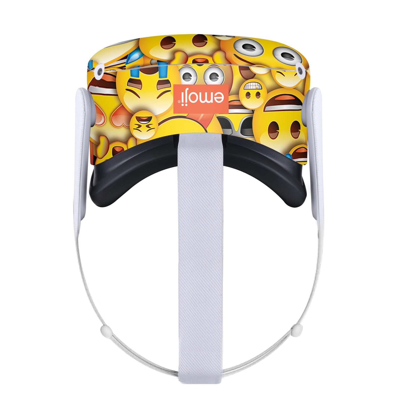 Head Case Designs Officially Licensed Emoji® Smileys Art Patterns Vinyl Sticker Skin Decal Cover Compatible with Meta Quest 2