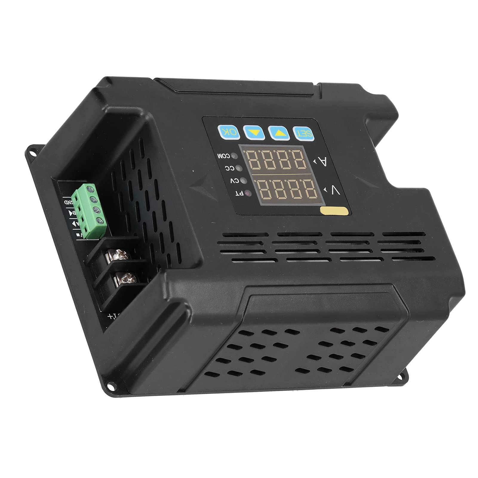 Ejoyous Fuente de Alimentación CC Pantalla Digital ABS Fuente de Alimentación Regulada Conmutada Entrada de 10 A 75 V 0,01 A 60 V Control Programable de 0 A 16 A para Laboratorios de Reparación de