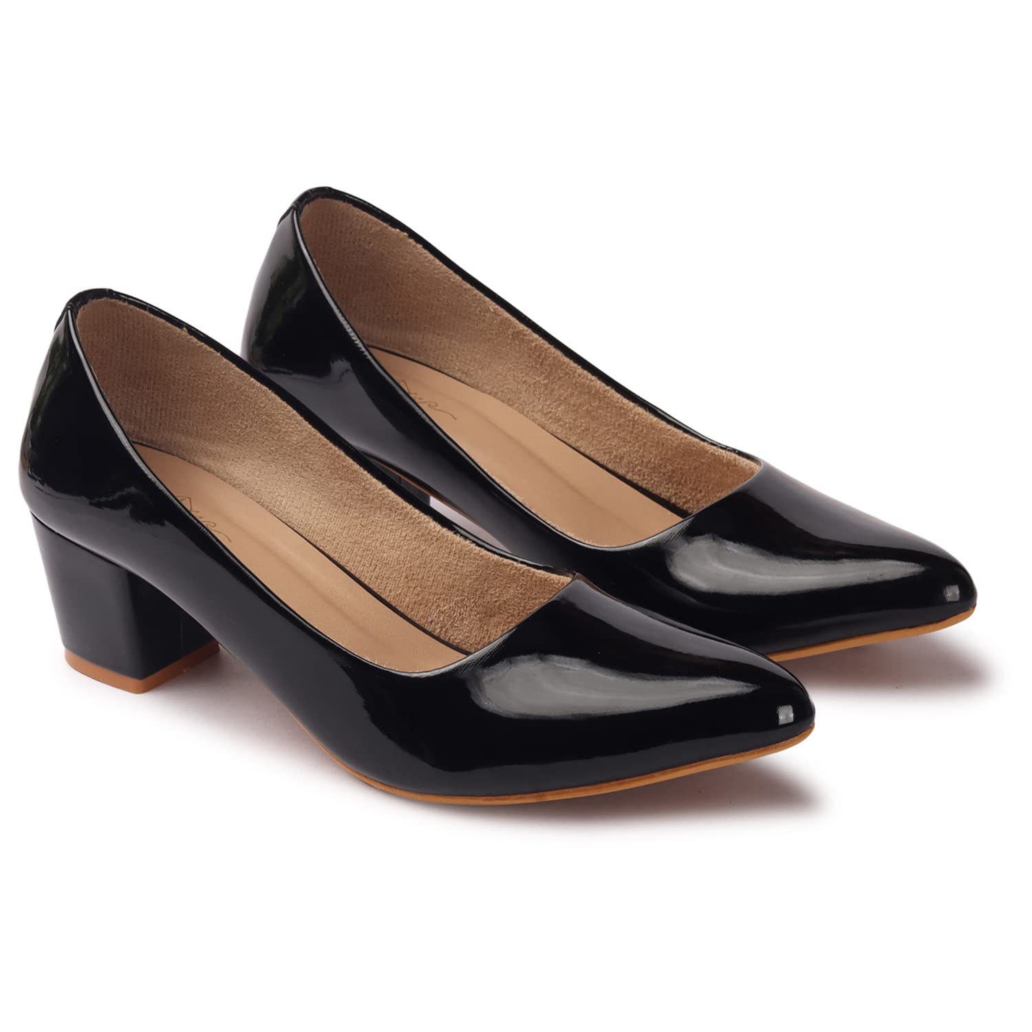 STRASSE PARIS Womens & Girls Solid Pumps Block Heels (B0BRSWJSVR) Amazon Price History, Amazon Price Tracker
