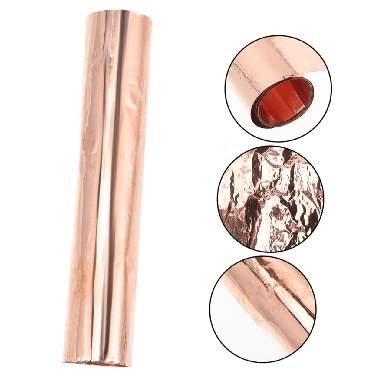 30rolls Craft Copper Sheets for DIY Projects Precision Copper Foil Plate for Crafting Jewelry Making and Electrical Use for Easy Cutting and Bending