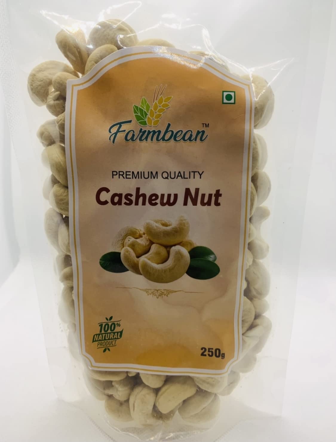 Farmbean Indian Cashew Nuts(Kaju) | Dry Fruits | 250g