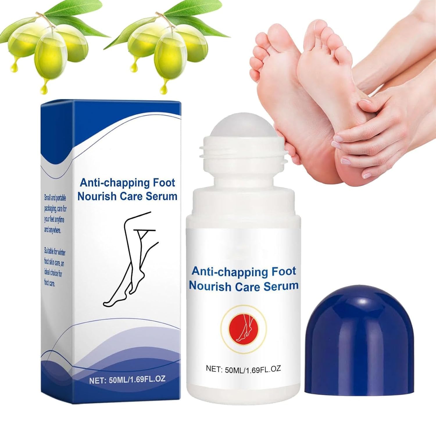 Il Balsamo Nutriente Riparatore Per Piedi Anti-Screpolature Idrata E Ammorbidisce I Piedi, Idrata La Pelle, Rimuove Le Cellule Morte, Si Assorbe Rapidamente E Nutre In Profondità La Pelle Ruvida.-image