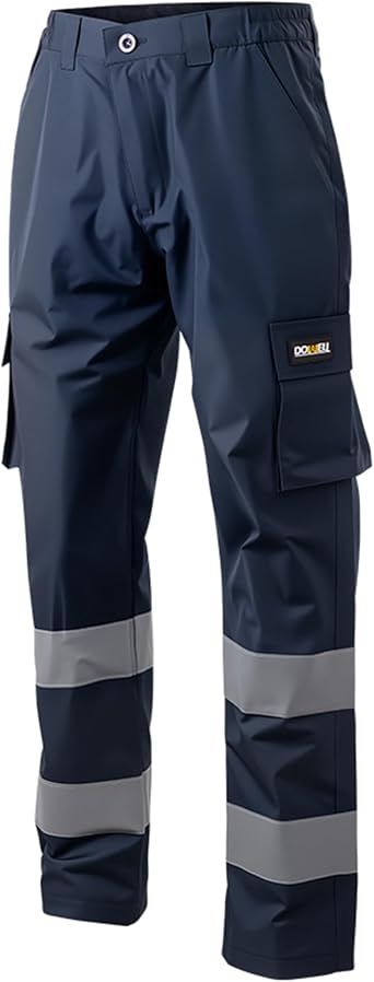 Reflective High Visibility Safety Waterproof rain Pants for Motorcycle Cycling, Farming, Hiking Works and Fishing