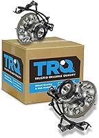 Vista 110 de TRQ Par de conjunto de cubo de cojinete de rueda delantera izquierda derecha, 2 piezas compatible con Lexus GX460 2003-2009 GX470 2003-2023 Toyota