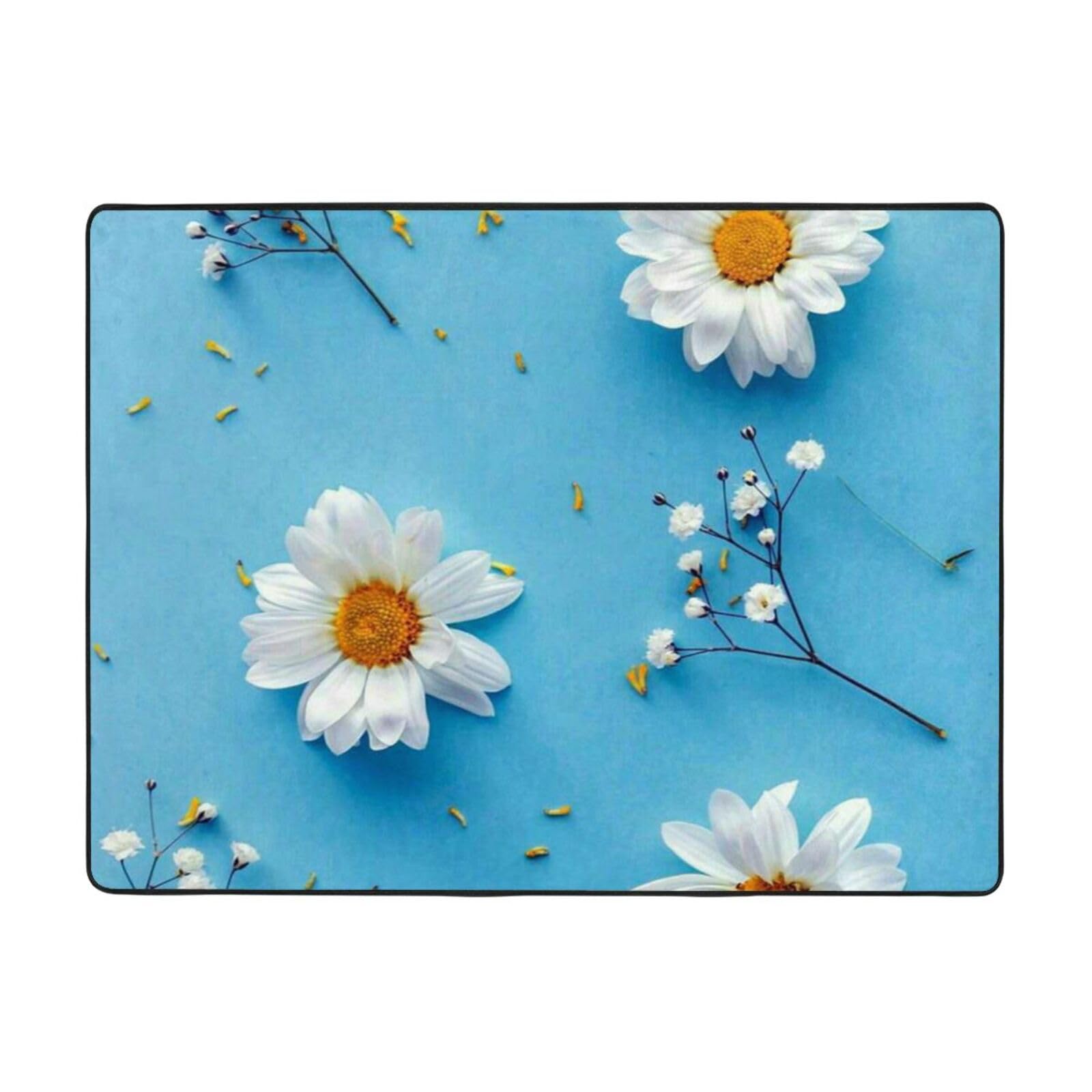 Tapis en flanelle lavable PEIXEN fini les sols froids et glissants dans la chambre