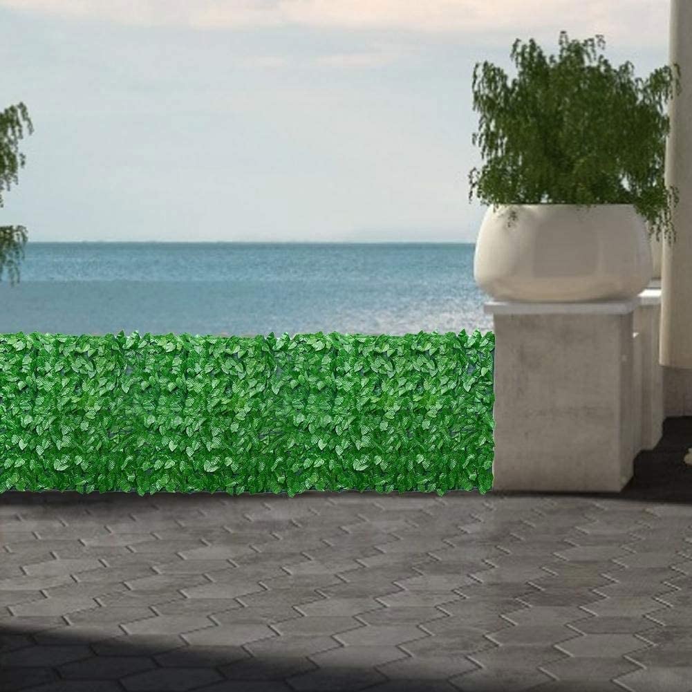 Amazon.de: HLLING Knstlicher Efeu Balkon Bltter Zune Sichtschutz,  Knstliche Pflanzen Fake Efeu Bildschirm & Zaun Faux Ivy Vine Leaf  Dekoration, fr Auendekoration (Color : B, Size : 50x800cm)
