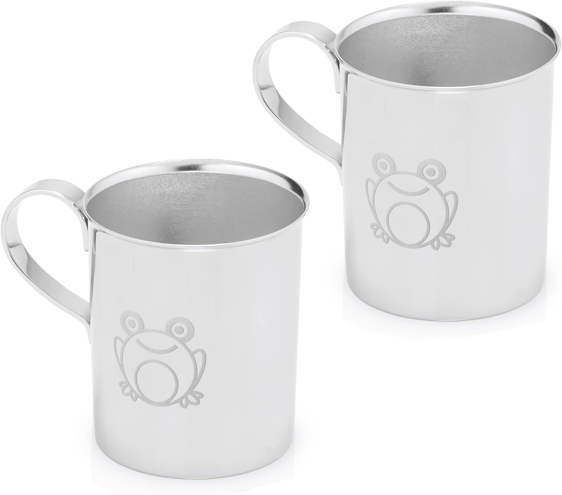 Kiddobloom Children Stainless Steel Cups (2pc) - Frog