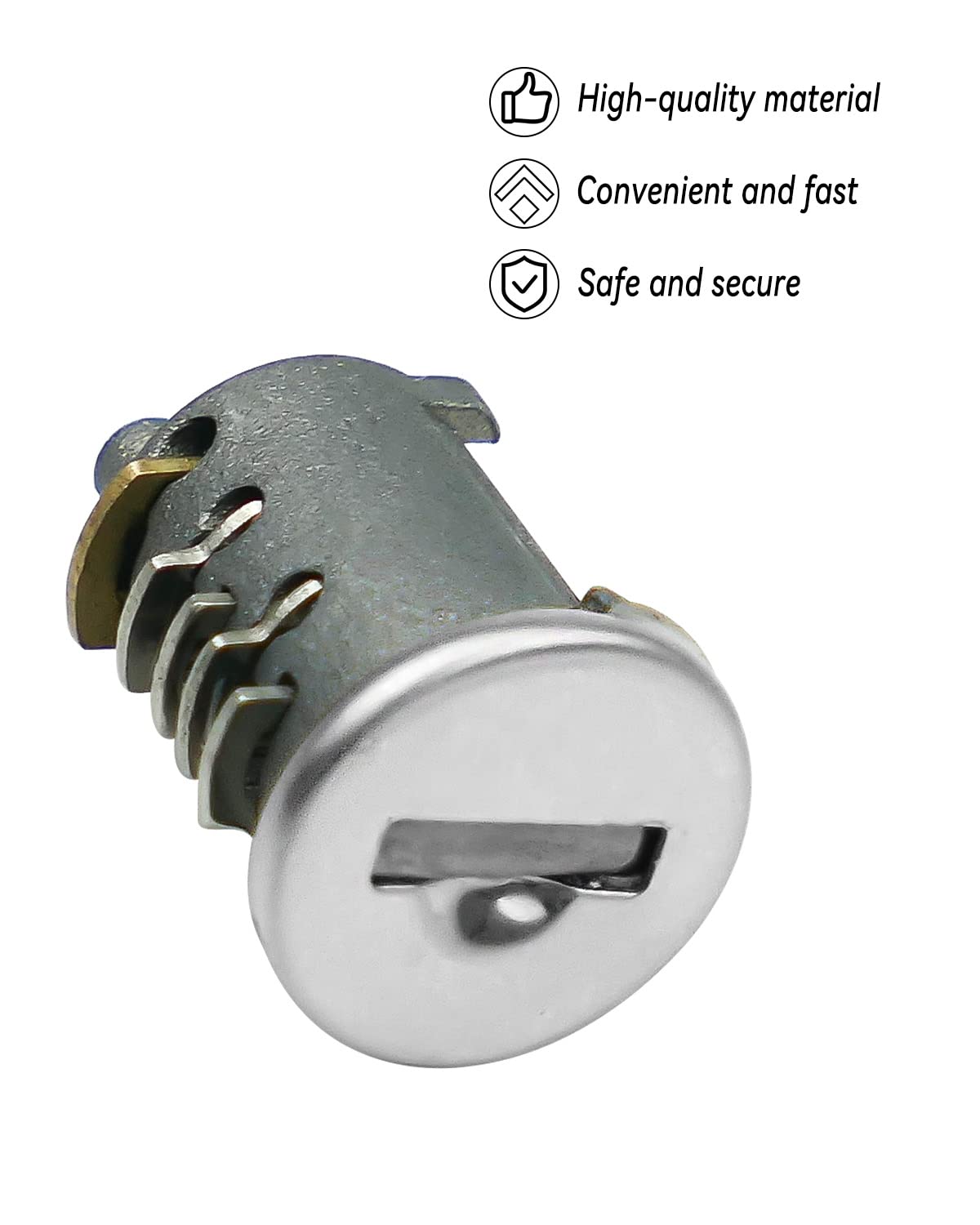 4 Pack Lock Cylinders Fit for Yakima Car Roof Rack System Components SKS Lock Cores, Includes 4 Cylinders Cores, 2 Opening Keys and 1 Control Key