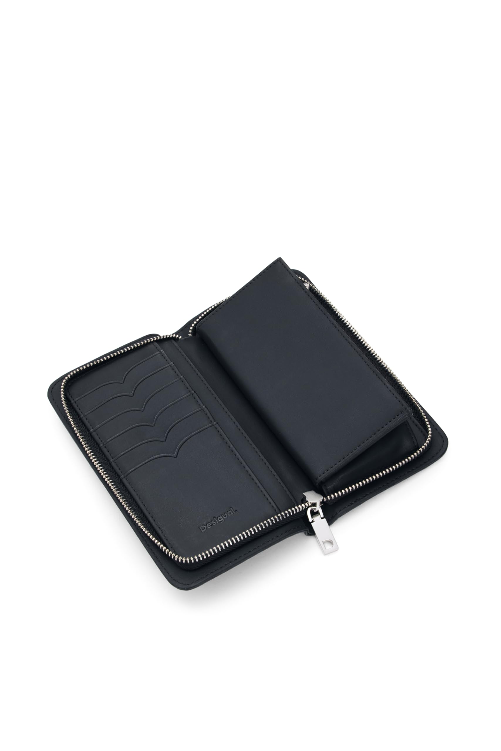 Desigual Monedero Sierra Fiona Long Wallet Black Negro