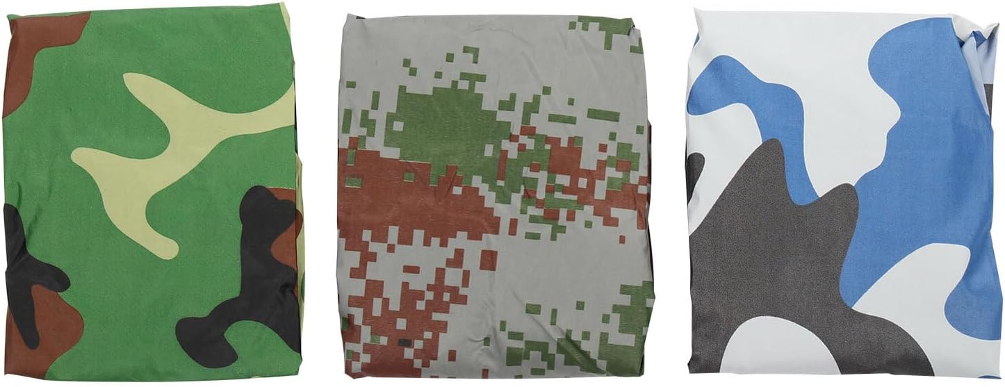 3pcs Backpack Protective Cover for Backpacks Wear-Resistant Shoulder Bag Protector with Camouflage Design Outdoor Hiking Rain Cover for Cycling Camping Travel