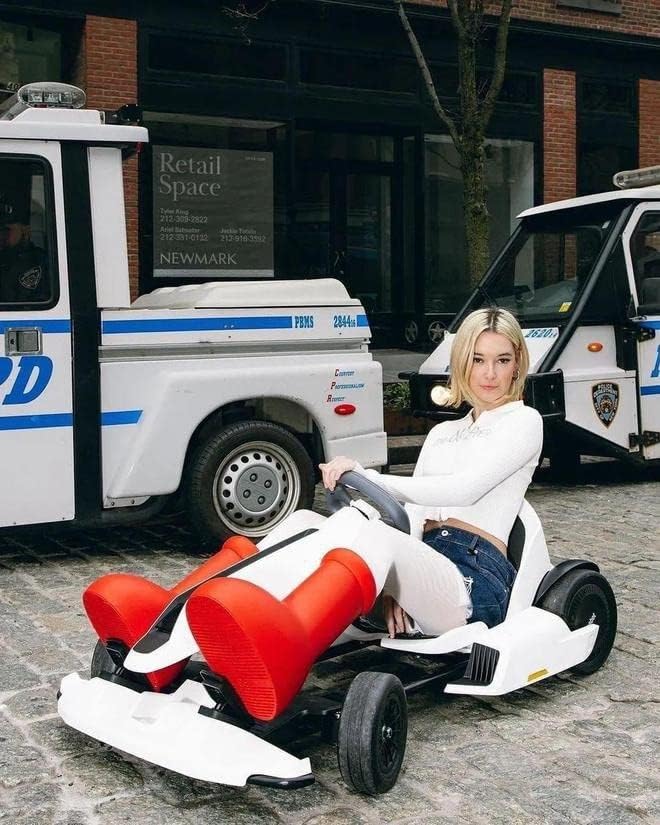 Miniatura 9 de Botas rojas grandes de moda de moda grandes botas rojas de dibujos animados de anime, creativas de TPU EVA grandes zapatos rojos (color rojo, talla