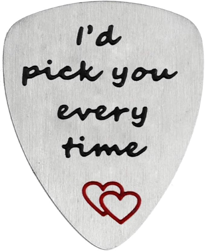 Vocalist of 3 Doors Down, Brad Arnold Dies 9 61AXzIvJQ8L. AC SX679 Id Pick You Every Time Guitar Pick, Musical Gift, Anniversary Date, Valentines Day Gift for Men