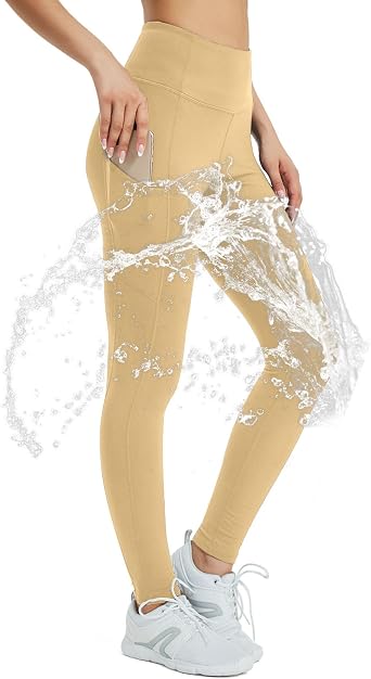 SP3LOPS Fleece Lined Leggings Women,Water Resistant Winter Thermal Leggings for Women, Thick Warm Lined Yoga Pant Pockets