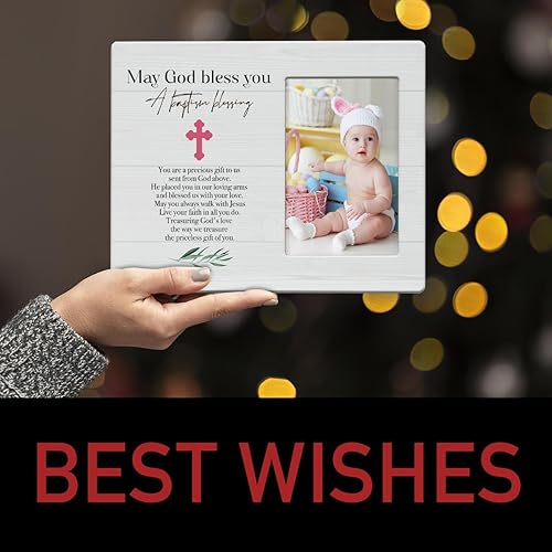 Miniatura 6 de Marco de fotos de bautismo, regalos de bautismo para niños, regalos de bautizo para niños, cumpleaños, Navidad, regalos religiosos para mujeres,