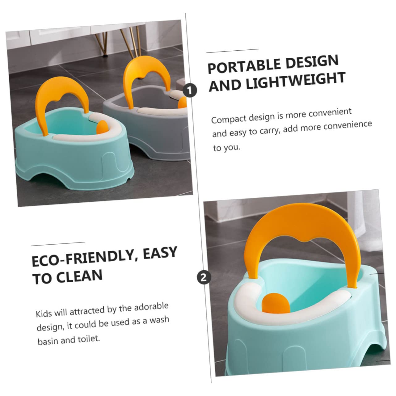BESPORTBLE Inodoro Infantil Para Bebés Lavabo Pequeño Inodoro Para Reductor Sanitario Bebe Bacinilla Para Bebes Wc Infantil