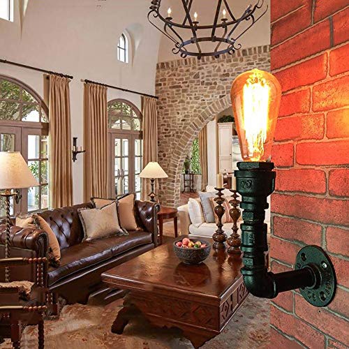 Lámpara de escalera industrial para iluminar pasillos oscuros con estilo retro 3