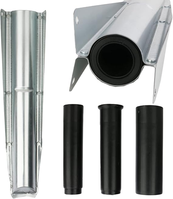 Jumua Rotary Washing Line Metal Ground Spike, Parasol Heavy Duty Screw