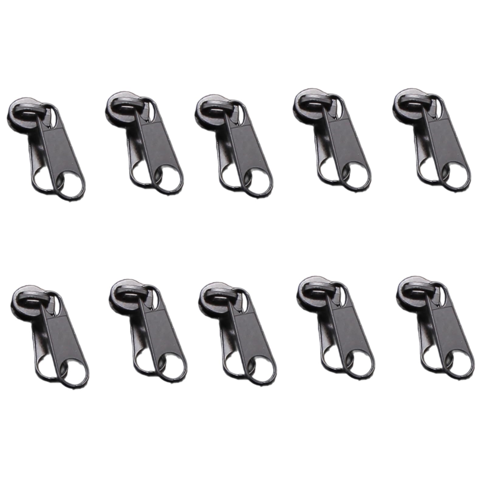 Carotoe F 10 Pcs Single/Double Side Zippers Pullers Zippers Slider 3#5# Zip Repair Set Or Jackets Clothes