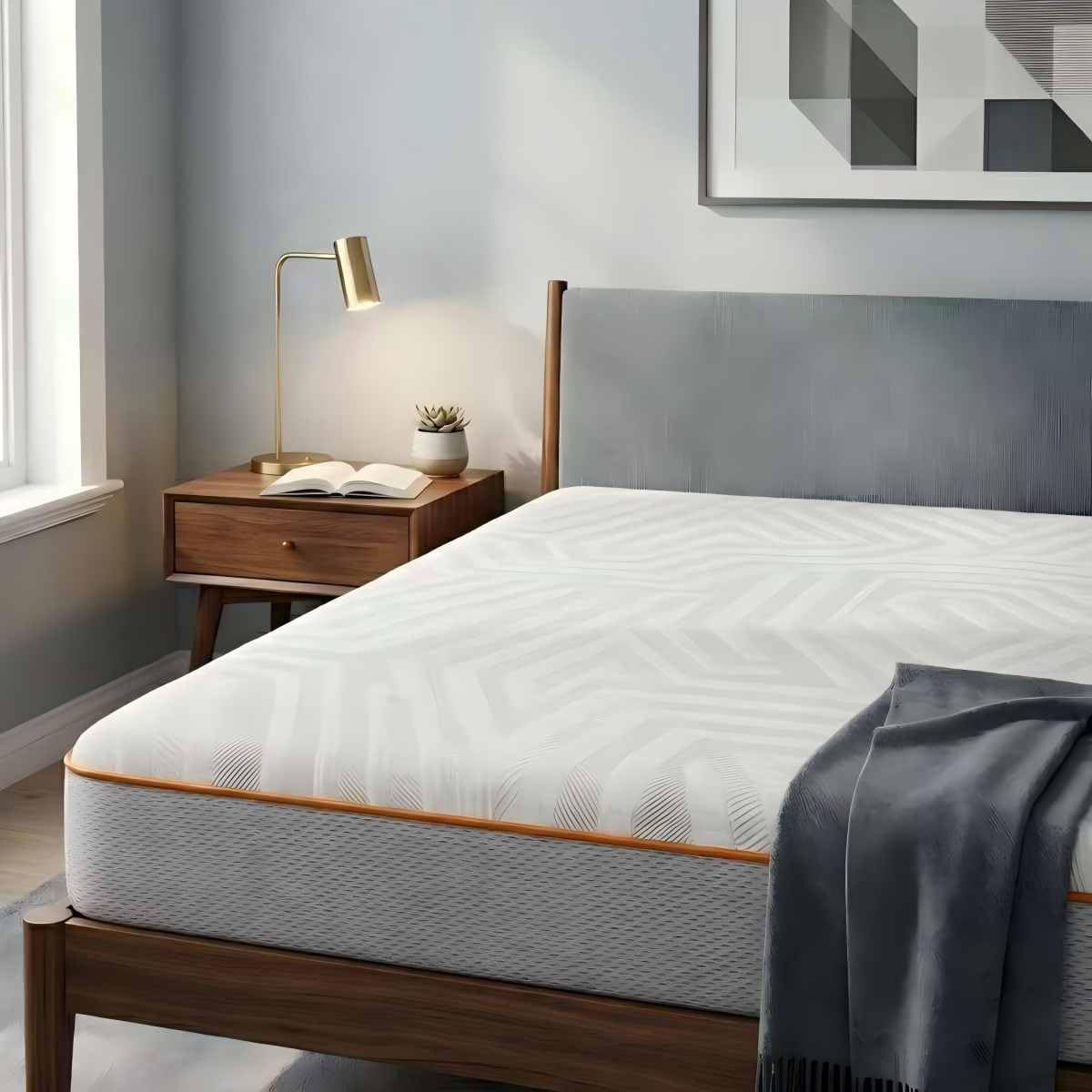 MULISOFT Surmatelas 90x200 cm H5/H6, 7,5cm Mousse à Mémoire de Forme, Extra Ferme