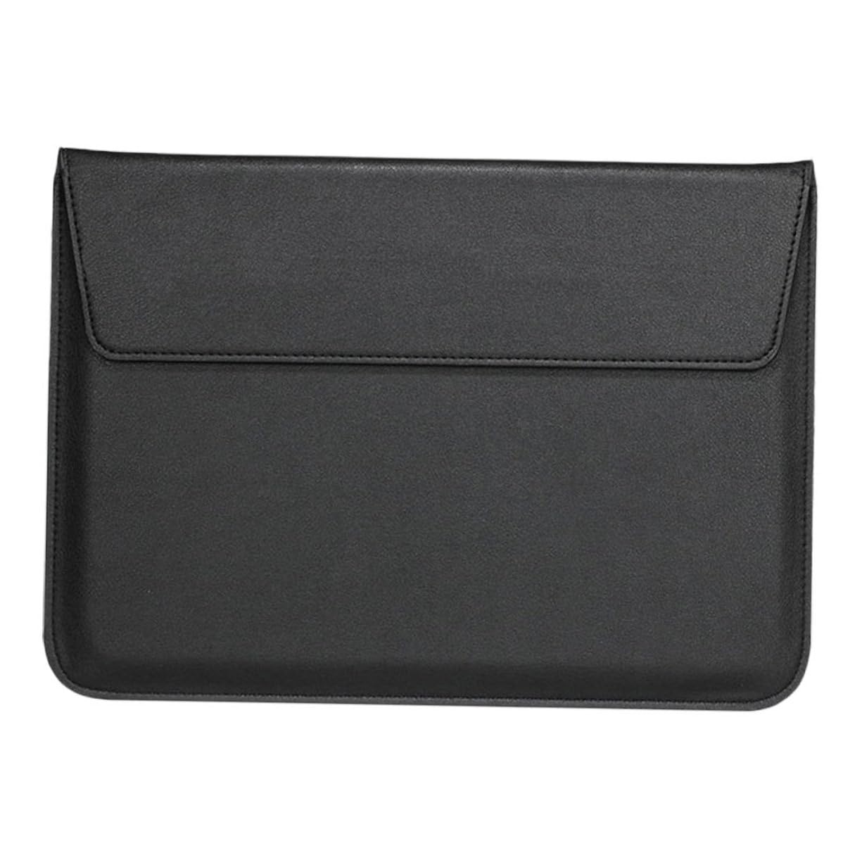 Funda para portátil Air 13 Kisangel ultra fina en negro con soporte de piel PU 8