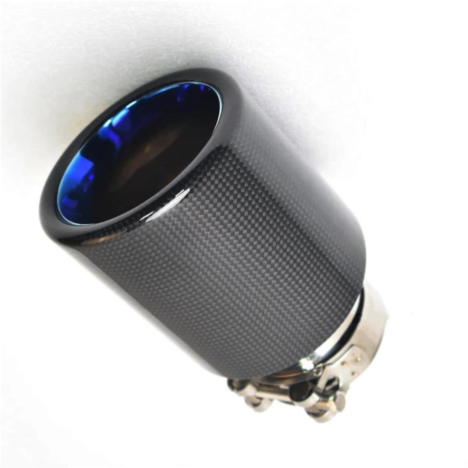 Embout d'échappement simple bleu 54-101mm pour E71 E46 X5 F15 - 7