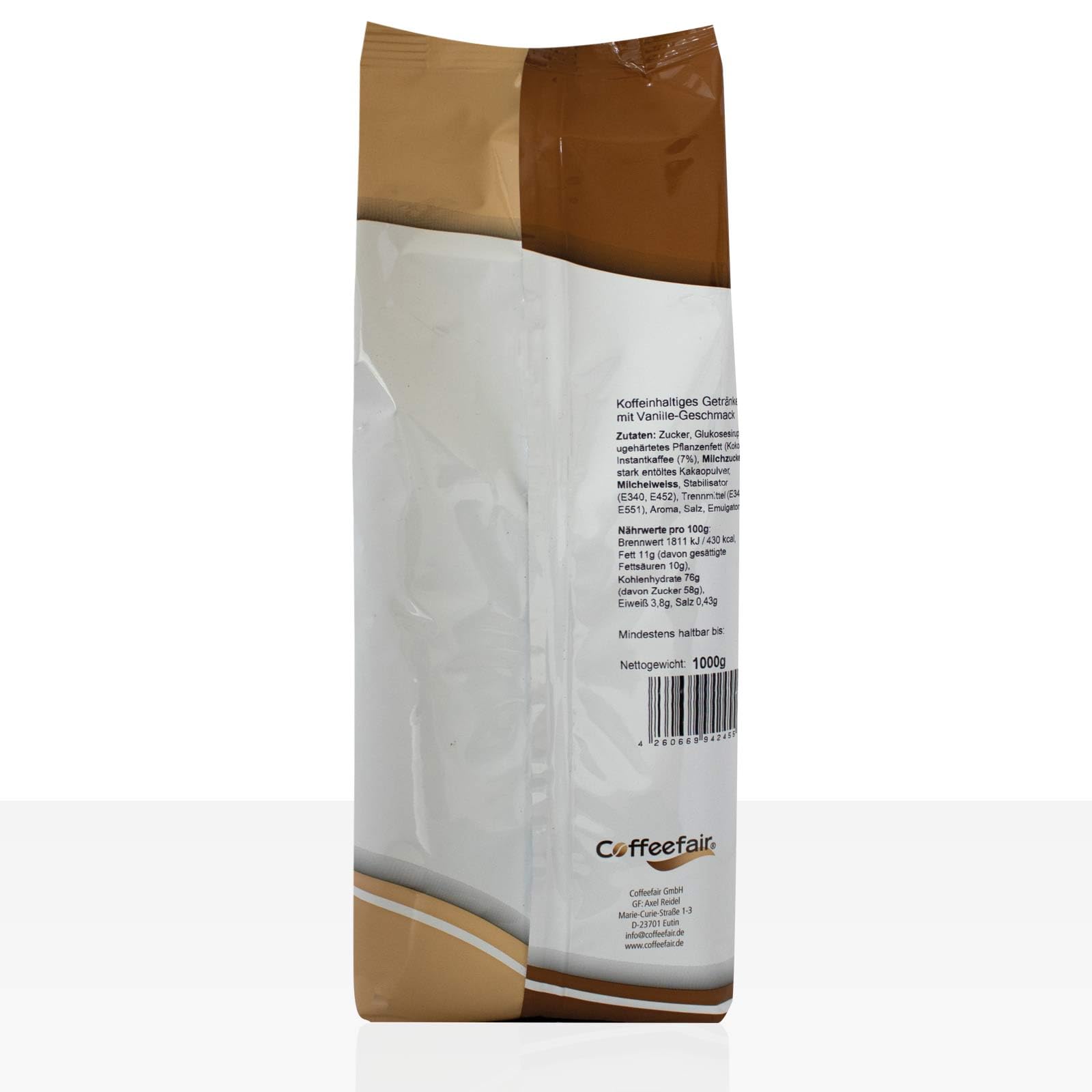 Coffeefair Cappuccino Vanille 10 x 1kg Instant-Pulver