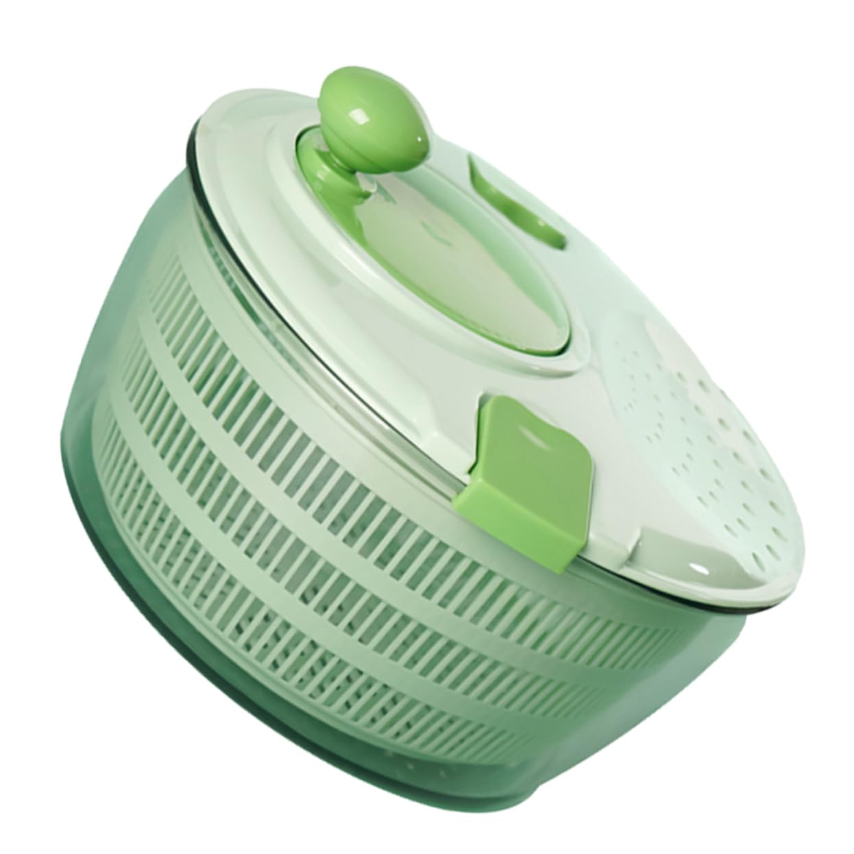 LALADEFIEE Vegetable Dehydrator Salad Dryer Spinner Set Easy to Use Fast Drainage Dishwasher Safe for All Fruits Veggies