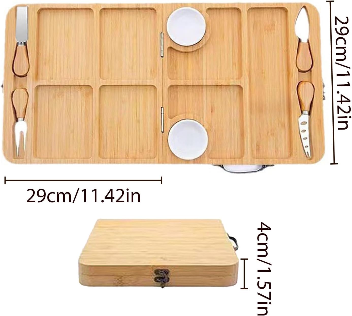 チーズボード,耐熱性アペタイザープレート | チーズ ボード サーブ トレイ | キャンディ スナック デザート 食品 フルーツ ク