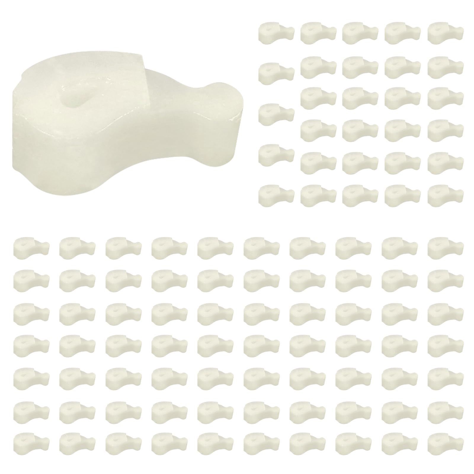 Bpyhebe White 100Pcs 80040 Washer Agitator Dogs Replacement Kit For Washing Machine Wide Compatibility Fixes Agitation Issues​ For Household Repair