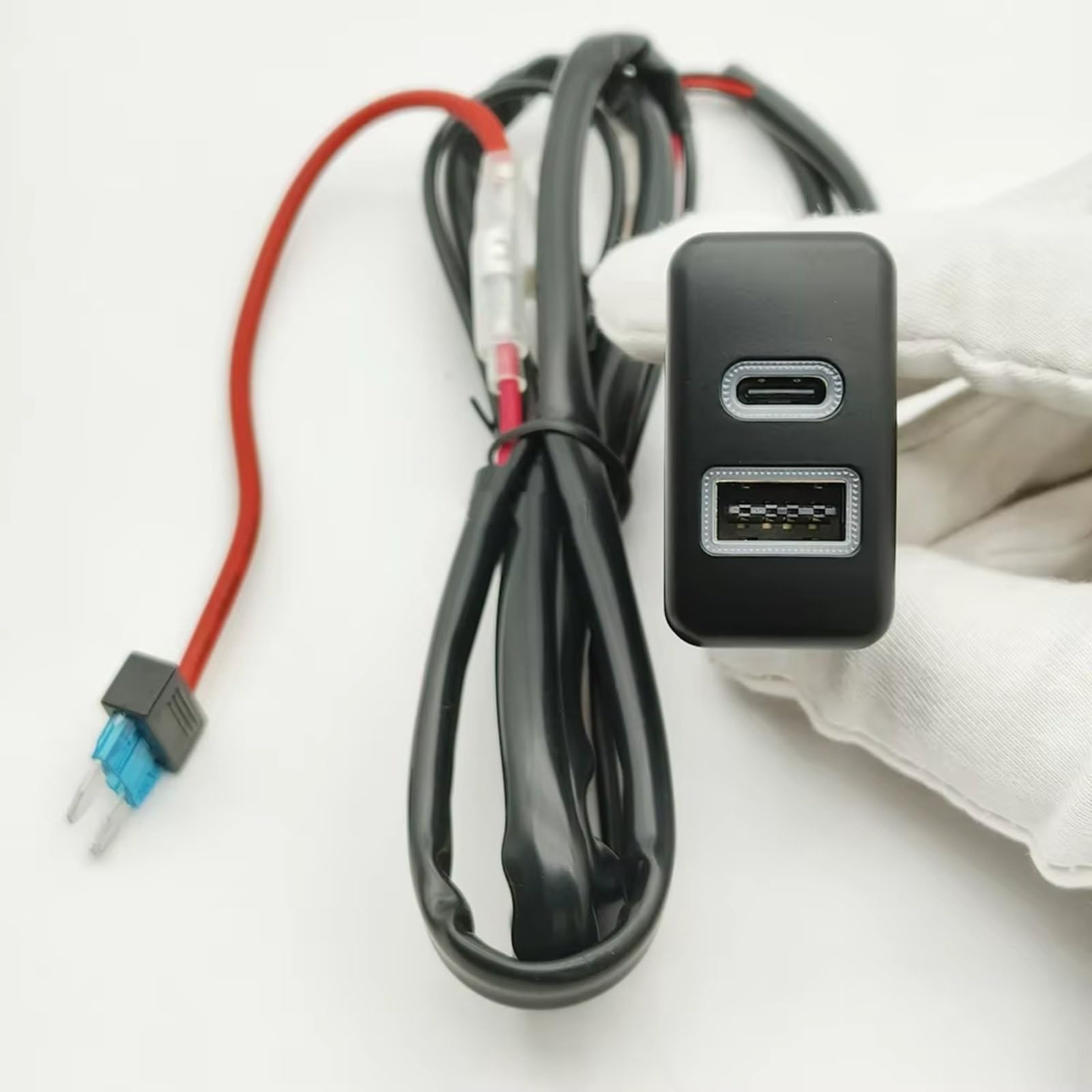 Aux USB carga Módulo Enchufe USB Consola Compatible Con Toyota Para FJ Cruiser Coche Para Cargador Enchufe Carga Rápida QC3.0 PD Enchufe Adaptador Carga Teléfono