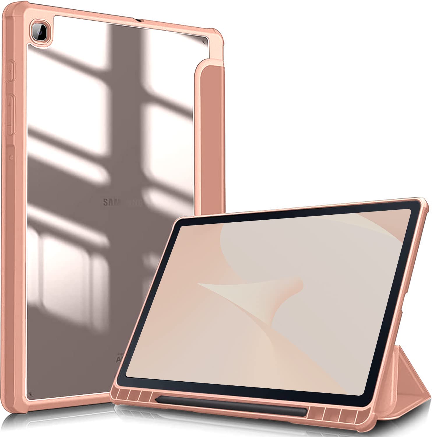 Robustrion Hybrid Case Cover for Samsung Galaxy Tab S6 Lite Tablet Cover 10.4 inch SM-P610/P615 - Rose Gold (B0BCVJTR7X) Amazon Price History, Amazon Price Tracker