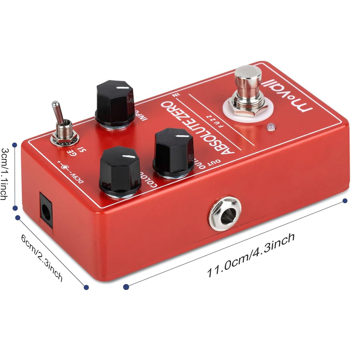 MP-103 - Absolute Zero Fuzz, pedale per chitarra Fuzz al germanio/silicio a 2 tipi