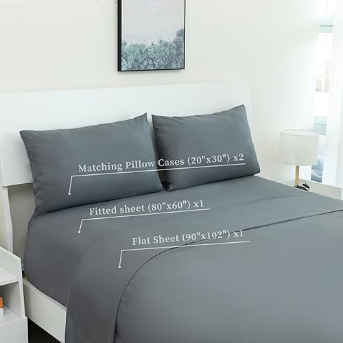 Miniatura 3 de ARTALL Juego de edredón Queen de 7 piezas, edredón de cama en una bolsa, tamaño Queen, estampado floral botánico, suave para todas las estaciones,