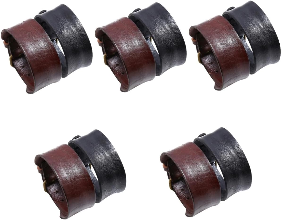 10pcs Men's Punk Bracelet Leather Retro Bracelet for Events Mens Wristband