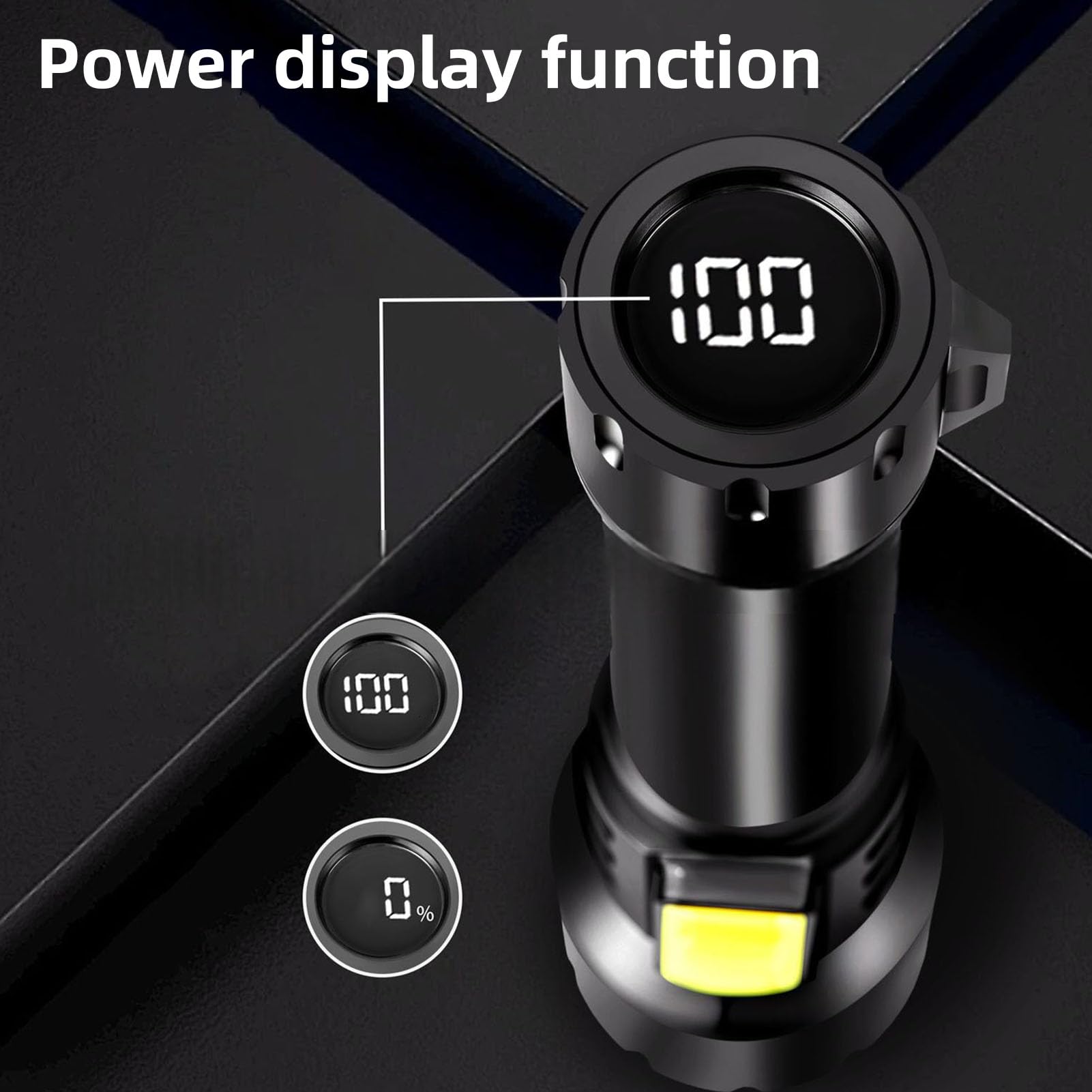 Torcia Subacquea a LED Ad Alta luminosità per Avventure Subacquee, Torcia di Tipo C Resistente All'acqua, Sommergibile Impermeabile