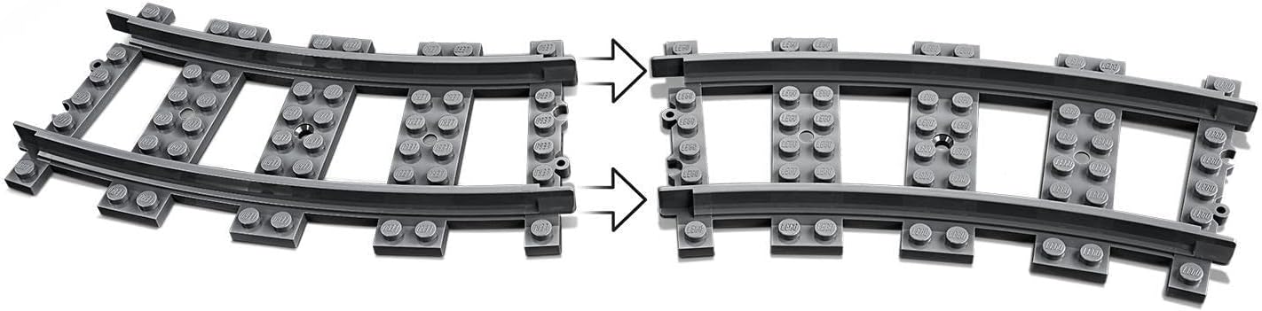 LEGO City Değiştiren Makaslar 60238 - Tren Seven Çocuklar için Yaratıcı Oyuncak Yapım Seti (8 Parça)