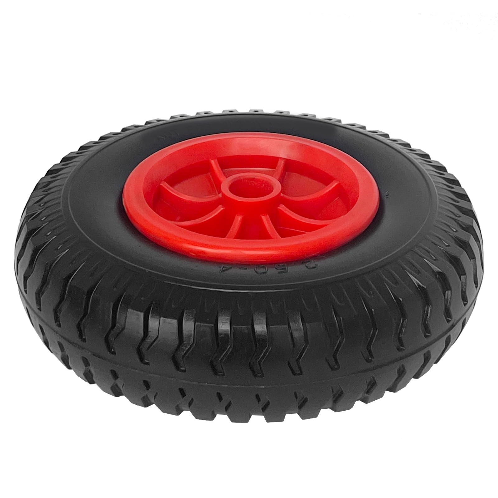 Matybobe 8 '' 10 '' Aufblasbarer Reifenrad Kajak Kanuwagen Ersatzreifen Hohe Belastungskapazität Haltbares Material Schwarz Rot (8)
